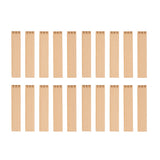 Knoty do świec drewniane z grawerem - "Prezenty" 20x1 mm