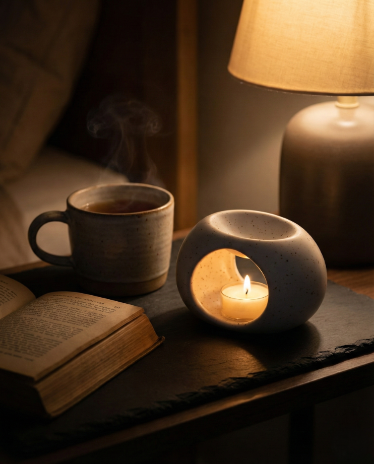 Ceramiczny kominek zapachowy - Kula