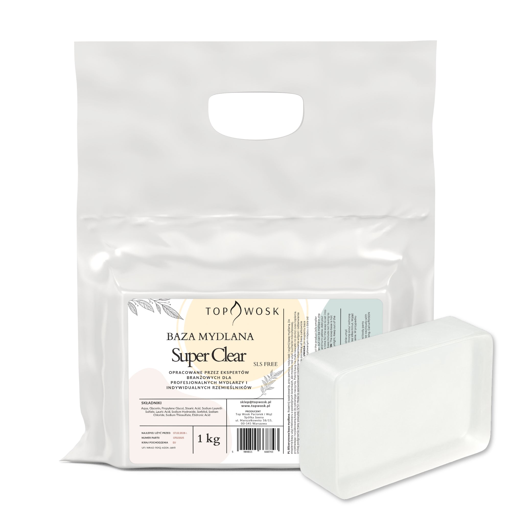 Baza mydlana Super Clear 1kg
