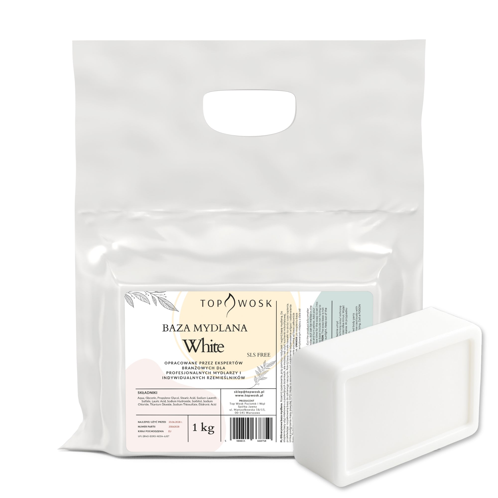 Baza mydlana White 1kg