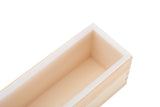 Silicone soap mold set with wooden box