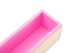 Silicone soap mold set with wooden box