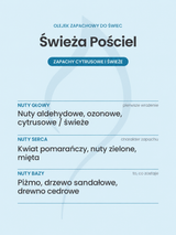 Olejek zapachowy - Świeża Pościel