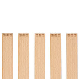 Knoty do świec drewniane z grawerem - "Prezenty" 20x1 mm