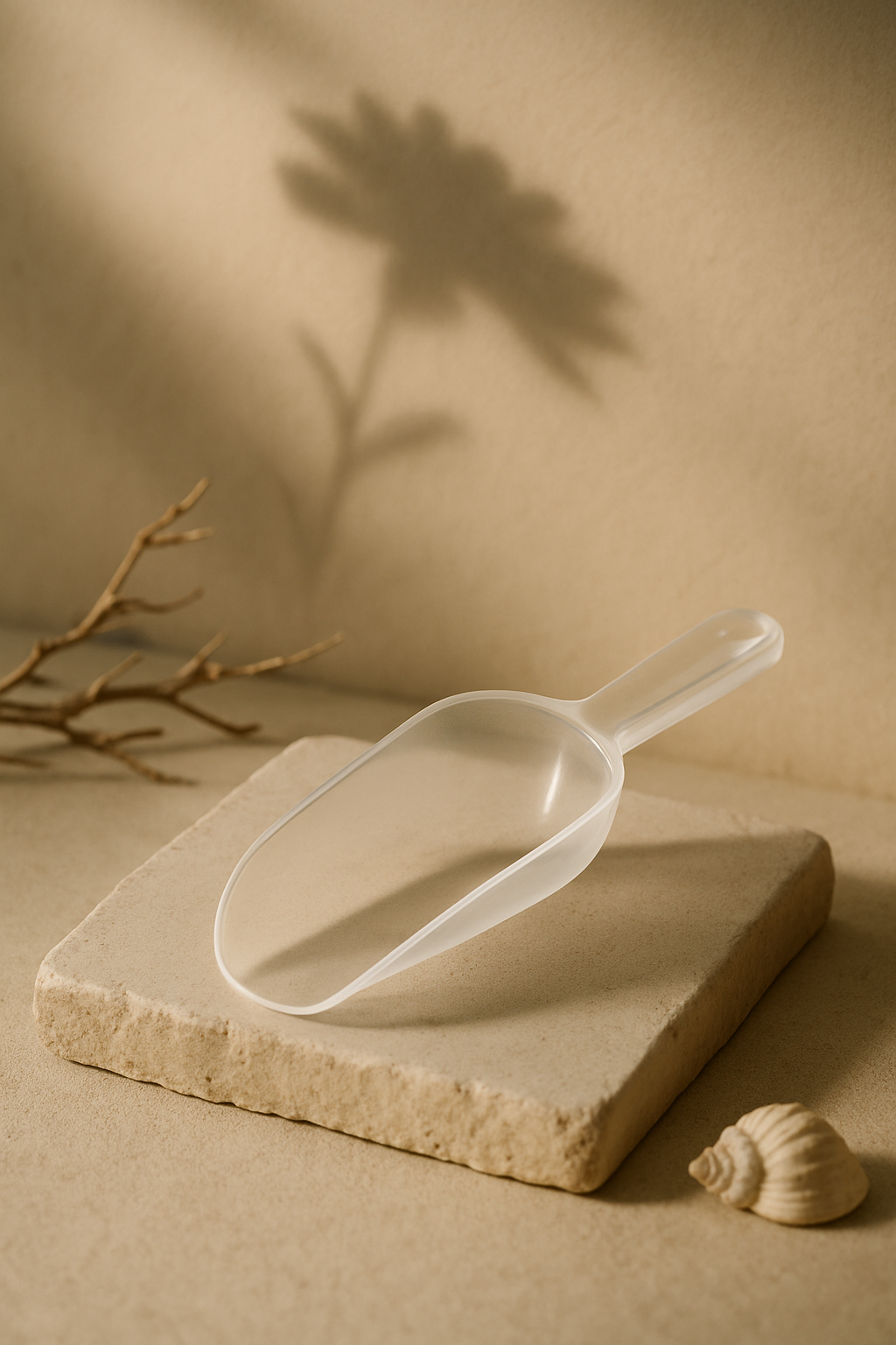 Zestaw plastikowych łopatek do nabierania wosku
