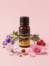 Olejek zapachowy do świec California Dreaming w butelce 10 ml otoczonej magnolią, różą, irysem, malinami, liśćmi gorzkiej pomarańczy i paczulą