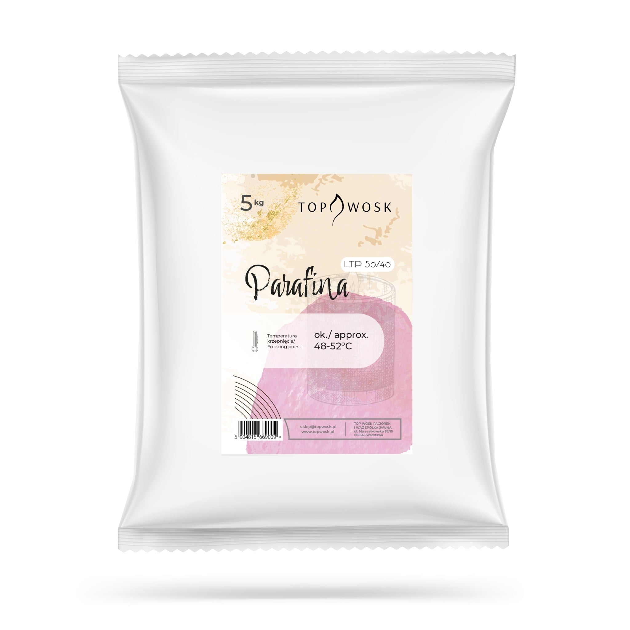 LTP 50/40 Granulate paraffin – for poured candles, free-standing candles