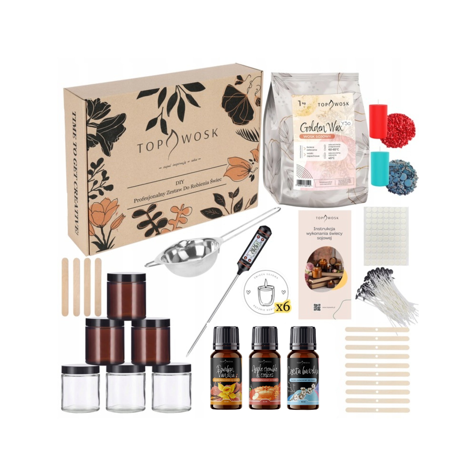 MEDIUM Set for making PREMIUM soy candles